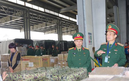 Lữ đoàn 971 tập kết 35 tấn vật chất cho lực lượng sang giúp Thổ Nhĩ Kỳ
