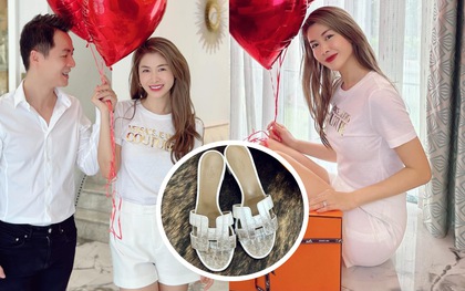 Đăng Khôi chuẩn "chồng nhà người ta", chi 130 triệu mua dép hiệu tặng bà xã ngày Valentine