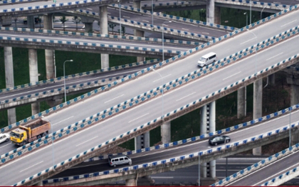 Cận cảnh hệ thống giao lộ ''phức tạp nhất thế giới'' ở Trung Quốc