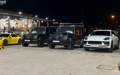 Cảnh sát chặn đoàn siêu xe Ferrari, Mercedes G63 trên cao tốc TP.HCM-Dầu Giây