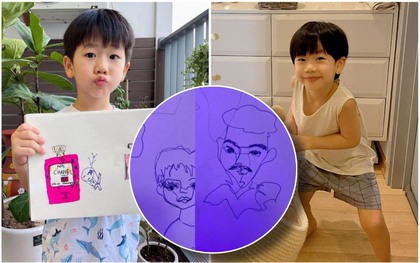 Đậu nhà Nam Thương - Ba Duy khiến netizen "á ố" vì tài vẽ tranh, lục lại thành tích hồi bé còn "choáng" hơn