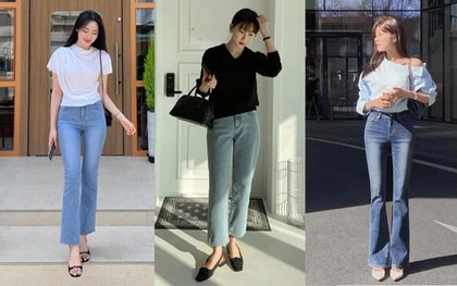 5 cách diện quần jeans cho nàng thấp bé