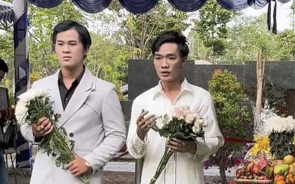 2 nam ca sĩ gây tranh cãi khi hát trước mộ NSƯT Vũ Linh, phải đích thân đến xin lỗi gia đình cố nghệ sĩ!