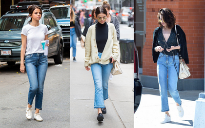 Ngắm tủ đồ của Selena Gomez, chị em sẽ biết nên sắm kiểu quần jeans nào để "ăn gian" chiều cao khéo léo