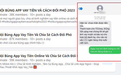 Xuất hiện hàng loạt hội nhóm rủ nhau “bùng nợ” app vay tiền online: Hậu quả khôn lường!