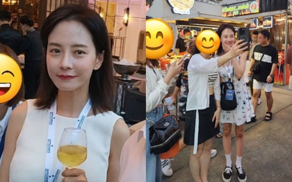 Song Ji Hyo gây bất ngờ khi để mặt mộc "vi vu" ở Thái Lan