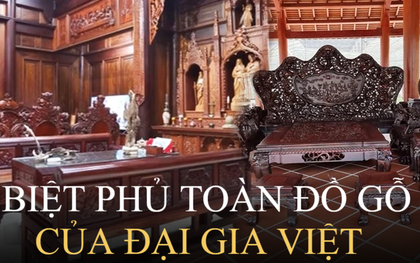 Cận cảnh những biệt phủ của đại gia Việt: Sửng sốt với kho báu trầm hương bạc tỷ, chi đến 2 tỷ đồng/tháng chỉ để thuê người chăm vườn