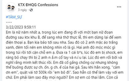 Xác minh thông tin nữ sinh năm nhất bị tấn công tình dục khi đi bộ ở làng ĐHQG TPHCM