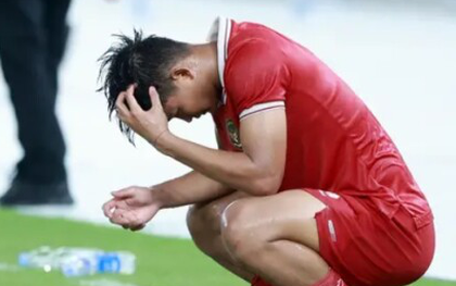 Mất suất dự World Cup U20, cầu thủ Indonesia bật khóc