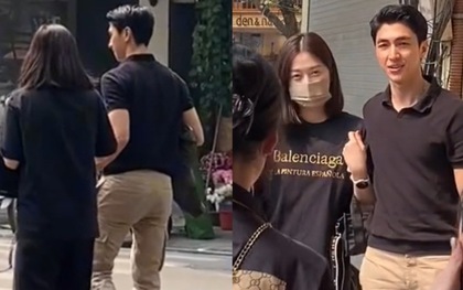 Bình An - Phương Nga bị netizen bắt gặp trên phố, nam diễn viên có hành động "tình bể bình" với bà xã