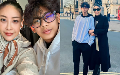 Con trai Hà Kiều Anh có chiều cao vượt trội, du học Anh khi mới 14 tuổi