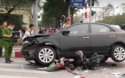 Ô tô tông 17 xe máy tại Hà Nội: Bảo hiểm BSH tạm ứng 250 triệu đồng cho chủ xe