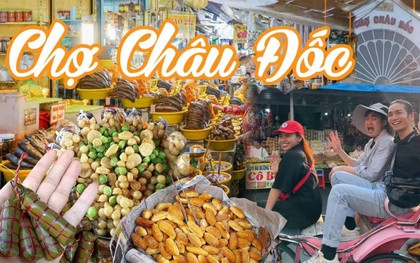Độc lạ thiên đường ẩm thực "mini" chợ Châu Đốc