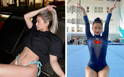 Hot girl Thể dục dụng cụ Việt Nam diện bikini táo bạo, lộ hình xăm ở vị trí nhạy cảm