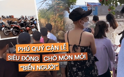 Phú Quý đang quá tải ngày cận lễ 30/4: xếp hàng chờ ra biển, một người chụp cả tá người nhìn
