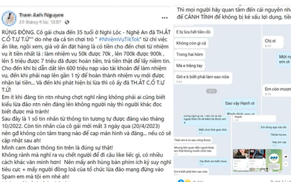 Thực hư thông tin cô gái tự tử vì sập bẫy "nhiệm vụ TikTok"