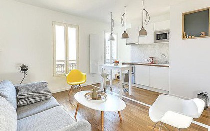 Bố trí nội thất căn hộ có diện tích 61m² với phong cách nhẹ nhàng