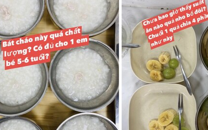 Phụ huynh tố trường mầm non "bớt xén" suất ăn 70.000 đồng/ngày