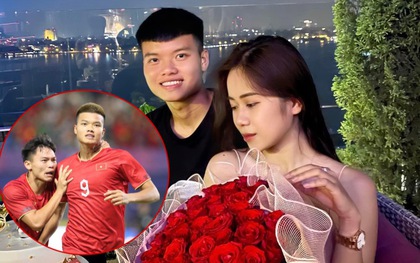 Bạn gái mừng rỡ sung sướng khi Nguyễn Văn Tùng mở tỉ số cho U22 Việt Nam tại SEA Games 32