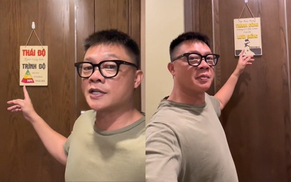 "Đột nhập" nhà BTV Quang Minh, đến phòng 2 con trai lớn ai cũng thắc mắc về chiếc camera lắp ở góc tủ: Không phải để kiểm soát con, thì làm gì?