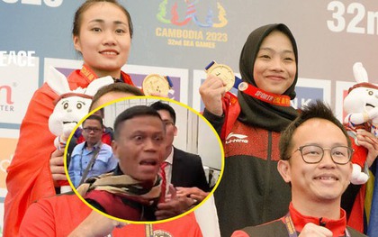 Độc lạ SEA Games 32: Huy chương vàng được chia đều cho hai võ sĩ Việt Nam và Indonesia sau màn tranh cãi nảy lửa của ban huấn luyện hai đội