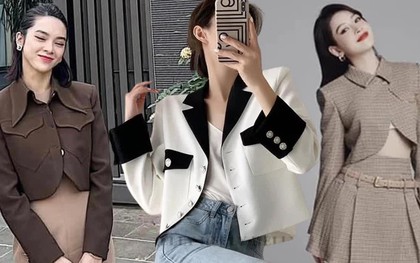 Chi Pu, Quỳnh Lương lăng xê blazer lửng: Thiết kế hack chiều cao cực kỳ vi diệu cho nàng công sở