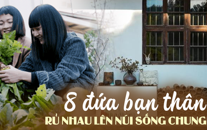 8 người bạn rủ nhau sống chung trên núi: Gần như chẳng tốn đồng nào, cố gắng nuôi dạy thế hệ nhỏ giữa núi đồi