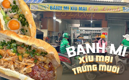 Tiệm bánh mì ''nhân cơm tấm'' độc lạ đang cực nổi tiếng tại TP.HCM