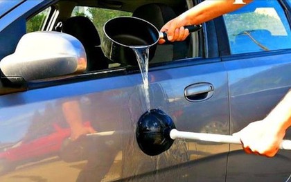 Những cách tự sửa vết móp trên ô tô đơn giản tại nhà