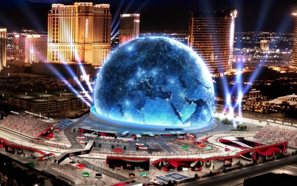 Sống động nhà hát mô phỏng Trái đất trị giá 2 tỷ USD ở Las Vegas