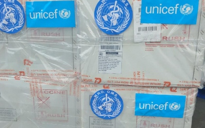 185.700 liều vaccine 5 trong 1 do UNICEF hỗ trợ đã về đến Việt Nam