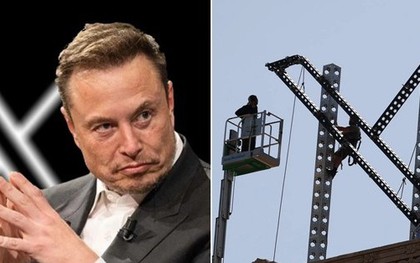 “Vất vả” như Elon Musk đổi tên Twitter thành X: Lại bị điều tra và phải gỡ biển hiệu