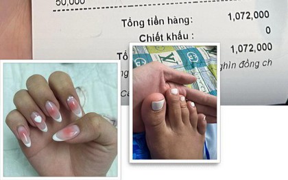 Cô gái Sài Gòn làm nail mất 6 tiếng, hóa đơn tiền triệu nhưng thành quả "cười ra nước mắt"