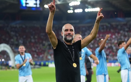 HLV Pep Guardiola gây sốc sau khi Man City giành Siêu cúp châu Âu 2023