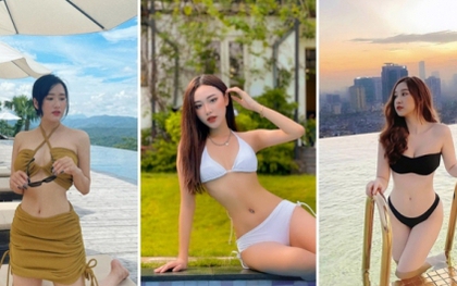 3 hot girl đóng phim Việt giờ vàng đọ dáng với bikini
