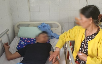 Thanh niên bị đánh đập dã man vào đầu, mặt trên quốc lộ phải chuyển tuyến trên