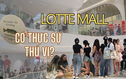 Đổ xô đến Lotte Mall Hồ Tây, hàng loạt du khách hụt hẫng: ''Không đi thì tiếc, đi rồi vẫn tiếc!''