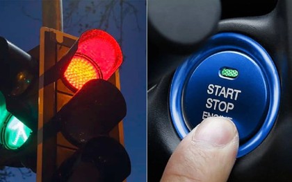 Có nên tắt máy xe khi dừng đèn đỏ?