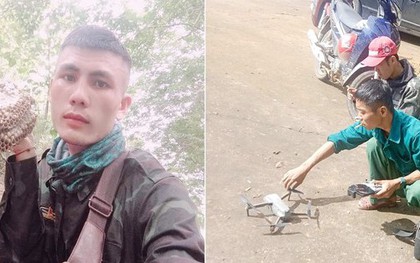 Hơn 300 người dùng flycam tìm kiếm thanh niên mất tích khi đi bắt ong