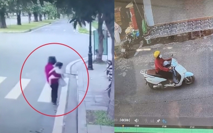 Vụ bắt cóc trẻ em ở Hà Nội: Xôn xao khoảnh khắc nữ giúp việc bế cháu bé lên xe máy chở đi để đòi tiền chuộc 1,5 tỉ đồng
