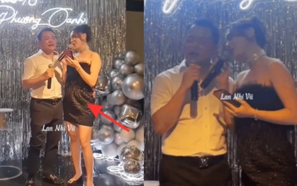 Cam thường quay cảnh Shark Bình - Phương Oanh song ca, netizen soi cận chiếc váy “phản chủ” hay vòng 2 đã lùm lùm?