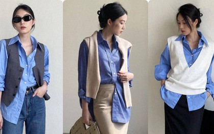 Chiếc sơ mi cơ bản nhất tủ đồ mùa hè, tiếp tục chiếm sóng trong mùa thu - đông năm nay