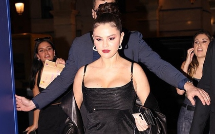Selena Gomez xinh đẹp rạng ngời khi đi ăn tối cùng Brooklyn Beckham