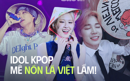 Idol Kpop mê nón lá: BLACKPINK đội từ Hà Nội sang Mỹ, BTS hào hứng đến Super Junior - Jessi cũng học cách gọi tên