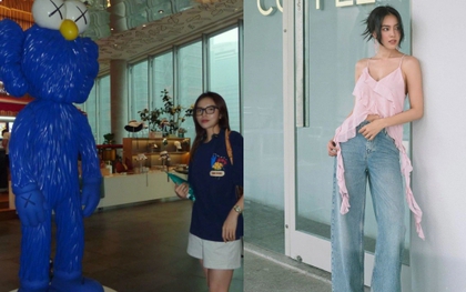 Street style sao Việt: Kỳ Duyên chụp ảnh cùng nhân vật hot, Thùy Tiên chọn đồ đơn giản đi cà phê