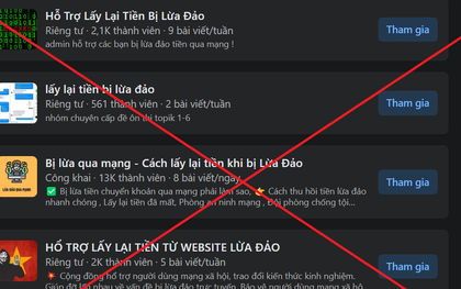 Cảnh giác với "dịch vụ lấy lại tiền bị lừa đảo" trên MXH để không bị lừa tiếp lần 2!