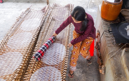 Làng nghề bánh tráng 200 năm ở Cần Thơ tất bật vào vụ Tết