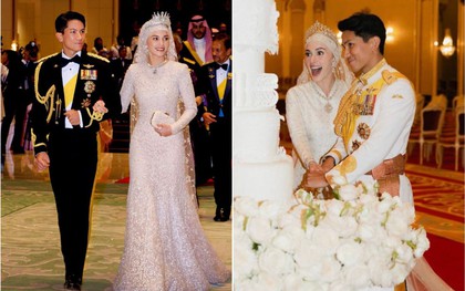 Hoàng tử Brunei khoe loạt ảnh chưa từng thấy hậu đám cưới, lộ khoảnh khắc "xả vai chú rể" bên cạnh vợ cực đáng yêu