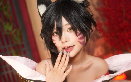 Cựu MC Riot - "Hậu bối của Minh Nghi" trổ tài cosplay nàng cáo Ahri siêu quyến rũ