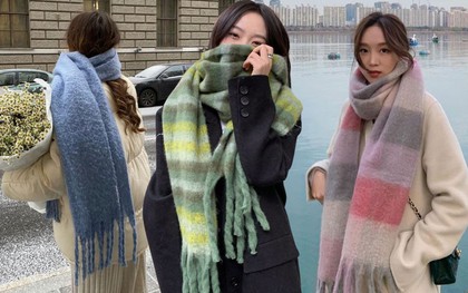 Trời lạnh thế này, nàng ngắm ngay 8 mẫu khăn quàng cổ style Hàn để ra đường không còn là nỗi ám ảnh